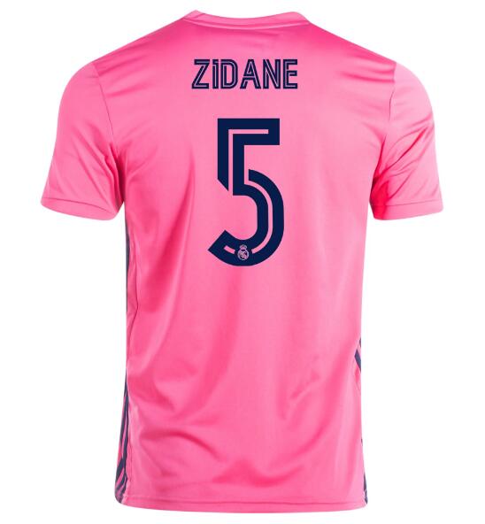 Real Madrid Away Kit Soccer Jersey ZINEDINE ZIDANE #5 2020/21